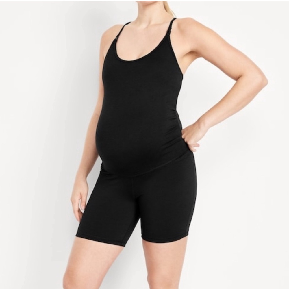 Old Navy Black Maternity Romper